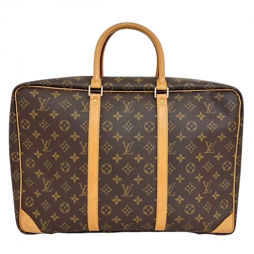 Louis Vuitton Sirius 45 LV Logo Travel Bag Monogram Canvas Brown Gold — view 2