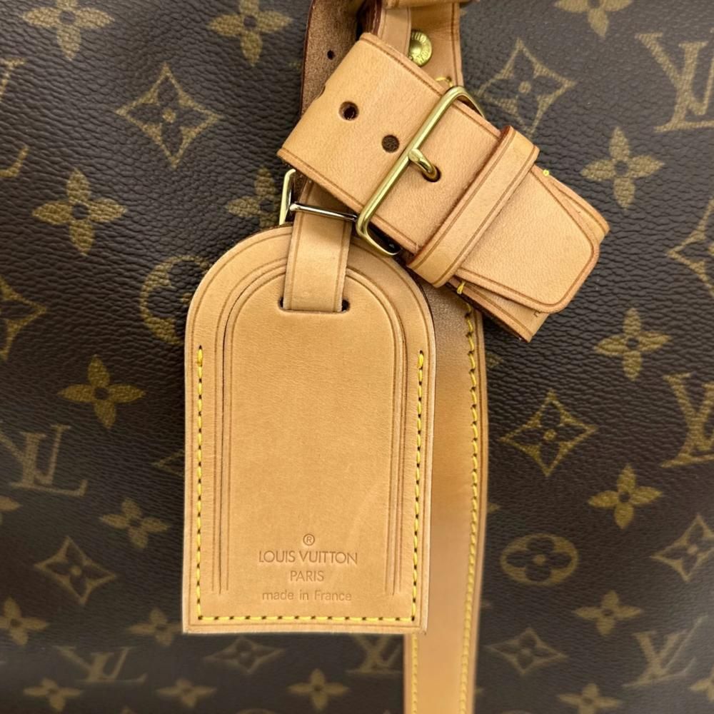 Louis Vuitton Sirius 45 LV Logo Travel Bag Monogram Canvas Brown Gold — view 8
