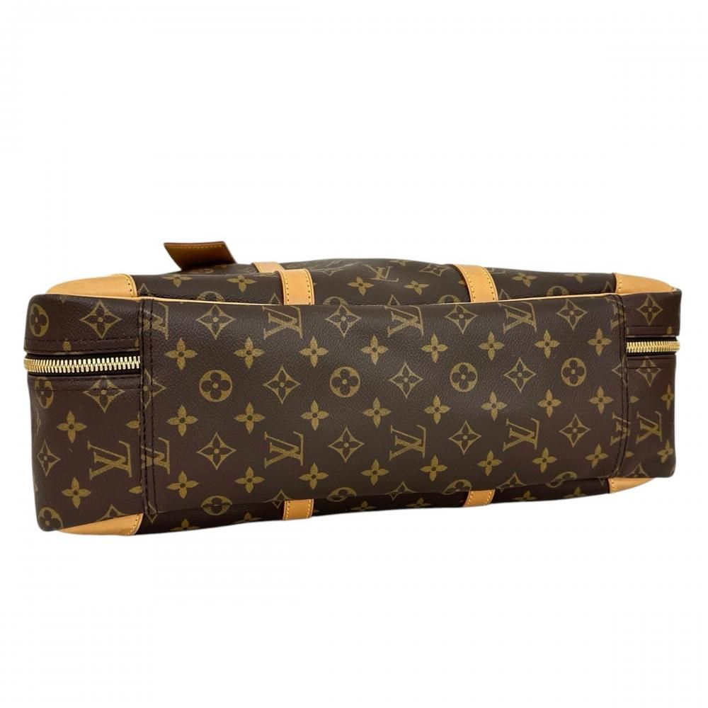 Louis Vuitton Sirius 45 LV Logo Travel Bag Monogram Canvas Brown Gold — view 3