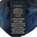 Gucci Cap Web Stripe Monogram Baseball Cap XL GG Canvas Navy Beige Hat — view 7
