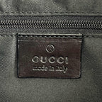 Gucci Jackie Shoulder Bag GG Canvas Leather Red Black Silver — view 6