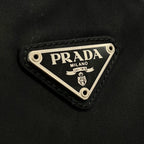 Prada Tote Shoulder Nylon Black Silver — view 7