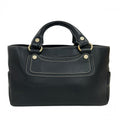 Celine Handbag Boogie Bag Leather Black Gold