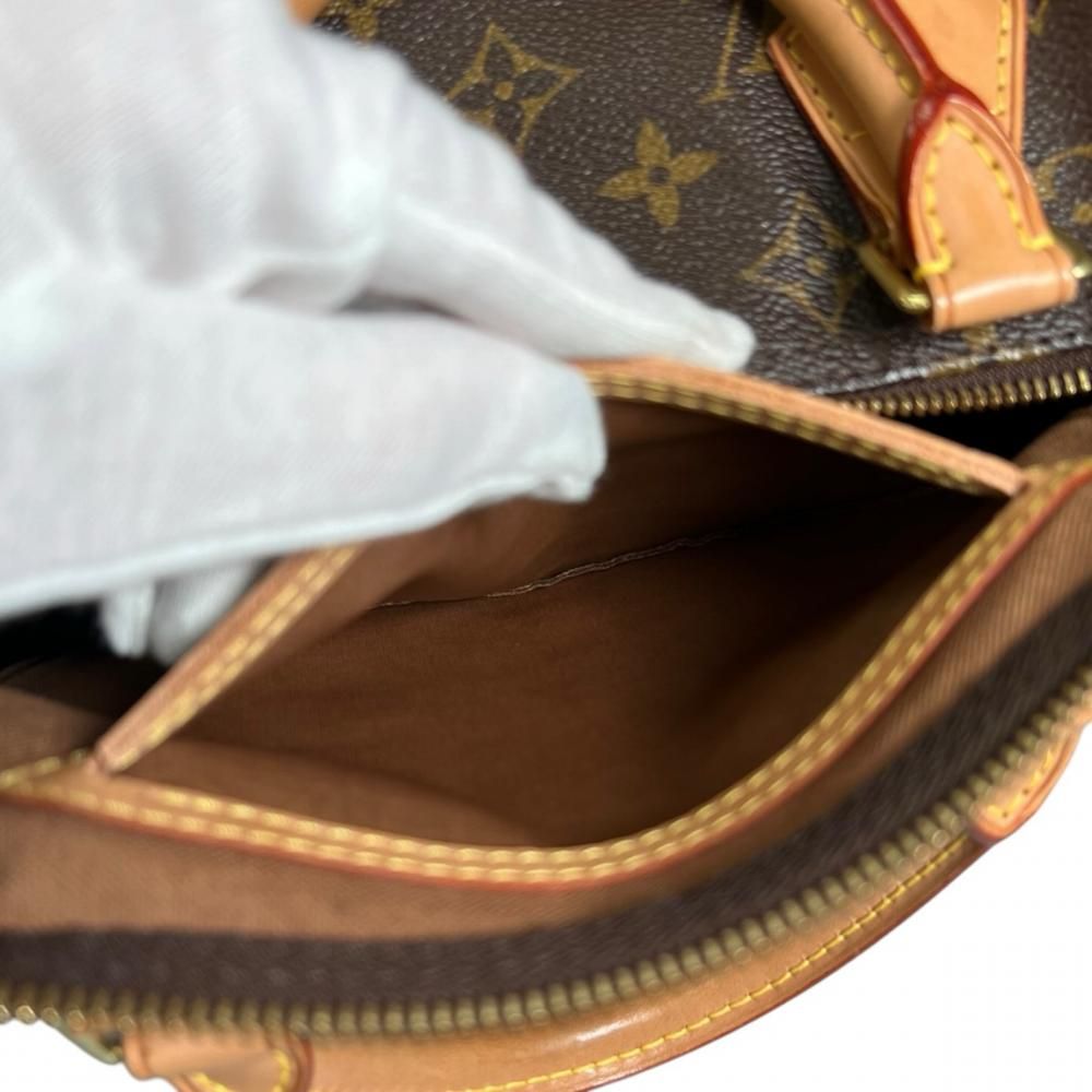 Louis Vuitton Handbag Monogram Speedy 30 LV Logo Brown Gold — view 5