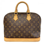 Louis Vuitton Handbag Monogram Alma PM LV Logo Brown Gold — view 2