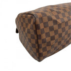 Louis Vuitton Handbag Damier Ebene Speedy 30 Canvas Brown Gold — view 8