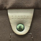 Louis Vuitton Handbag Speedy 25 LV Logo Monogram Canvas Brown Gold — view 6