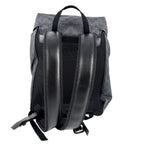 Gucci Backpack Interlocking G Medium GG Supreme Canvas Leather Gray Black Silver — view 2