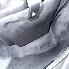 Gucci Backpack Interlocking G Medium GG Supreme Canvas Leather Gray Black Silver — view 4