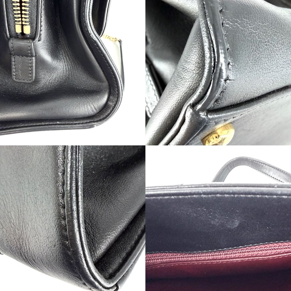 Chanel Handbag Chic with Me Quilted CC Logo Leather Black Gold — view 6