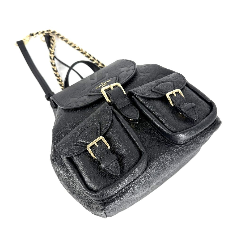 Louis Vuitton Backpack Backup Cross Belt Bag Monogram Empreinte Black Gold — view 3