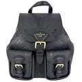 Louis Vuitton Backpack Backup Cross Belt Bag Monogram Empreinte Black Gold