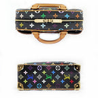 Louis Vuitton Trouville Handbag Noir Black Multicolor Bag — view 4