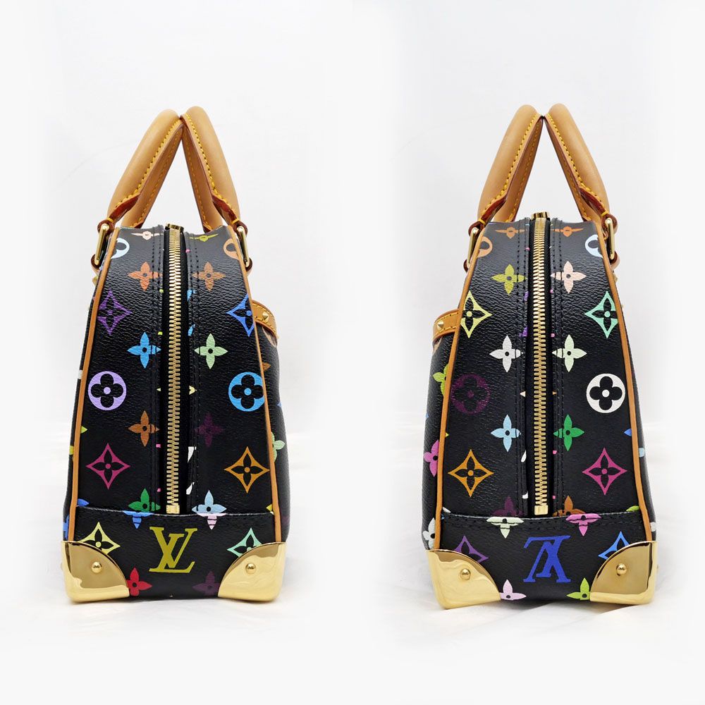 Louis Vuitton Trouville Handbag Noir Black Multicolor Bag — view 3