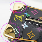 Louis Vuitton Trouville Handbag Noir Black Multicolor Bag — view 6