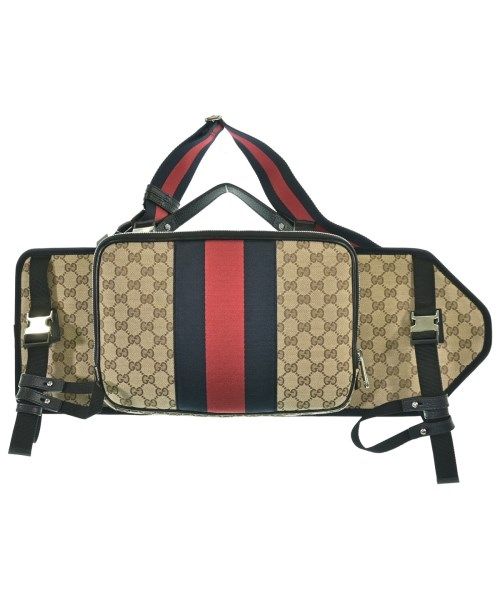 Gucci GG Canvas Body Bag Brown