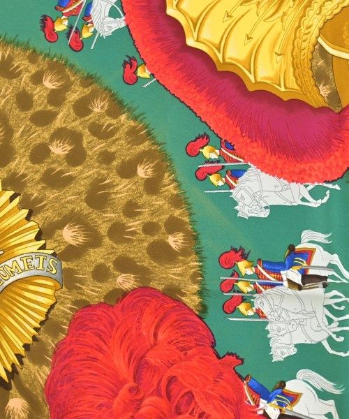 Hermes Bandana Scarf Green — view 7