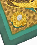 Hermes Bandana Scarf Green — view 3