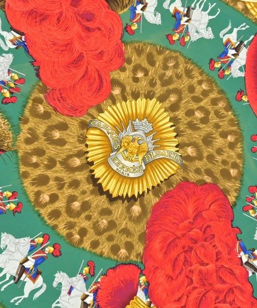 Hermes Bandana Scarf Green — view 2