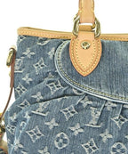 Louis Vuitton Monogram Denim Neo Cabby MM Handbag Blue — view 7