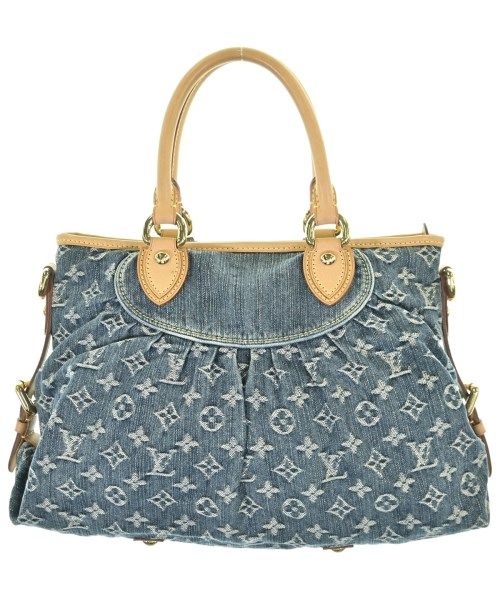 Louis Vuitton Monogram Denim Neo Cabby MM Handbag Blue