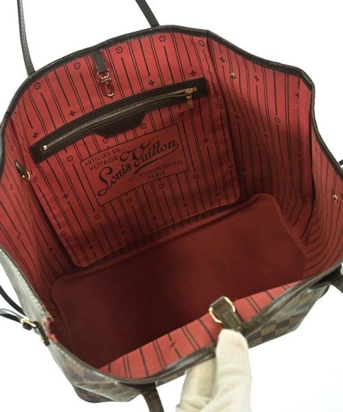 Louis Vuitton Damier Neverfull GM Tote Brown — view 3