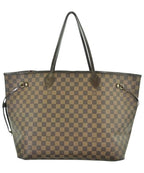 Louis Vuitton Damier Neverfull GM Tote Brown