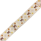 Louis Vuitton Bandeau BB Studs Narrow Scarf Beige Brown — view 7