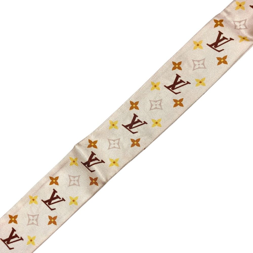Louis Vuitton Bandeau BB Studs Narrow Scarf Beige Brown — view 7