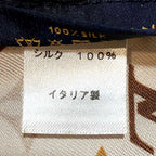Louis Vuitton Bandeau BB Studs Narrow Scarf Beige Brown — view 8