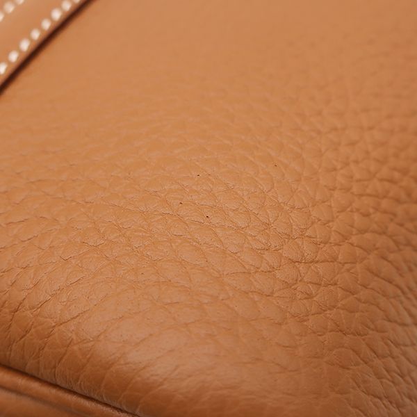 Hermes Handbag Picotin Lock 18 PM Taurillon Clemence Gold Silver Brown — view 6