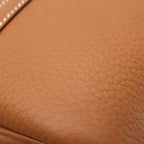Hermes Handbag Picotin Lock 18 PM Taurillon Clemence Gold Silver Brown — view 6