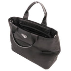 Prada Re-Nylon Pouch Shoulder Strap Triangle Logo 2-Way Handbag Black — view 7