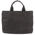 Prada Re-Nylon Pouch Shoulder Strap Triangle Logo 2-Way Handbag Black