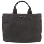 Prada Re-Nylon Pouch Shoulder Strap Triangle Logo 2-Way Handbag Black