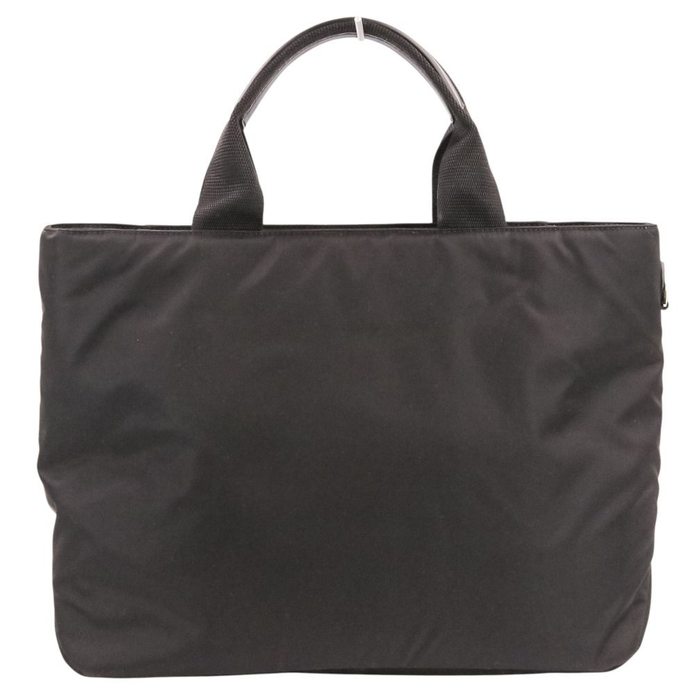 Prada Re-Nylon Pouch Shoulder Strap Triangle Logo 2-Way Handbag Black — view 3