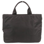 Prada Re-Nylon Pouch Shoulder Strap Triangle Logo 2-Way Handbag Black — view 3