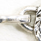 Gucci Interlocking G Arabesque 925 Sterling Silver Pendant Necklace — view 3