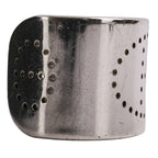 Hermes Evelyne Eclipse Cuff Bangle SM Silver Bracelet — view 4