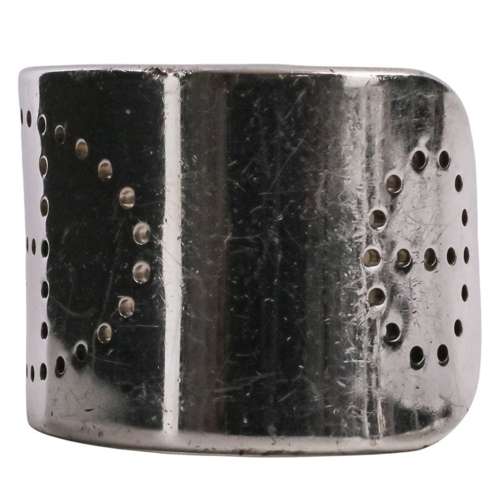 Hermes Evelyne Eclipse Cuff Bangle SM Silver Bracelet — view 2