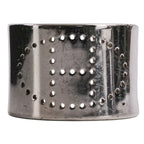 Hermes Evelyne Eclipse Cuff Bangle SM Silver Bracelet