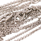 Hermes New Farandole Chaine D'ancre Long Necklace 925 120 Silver — view 4