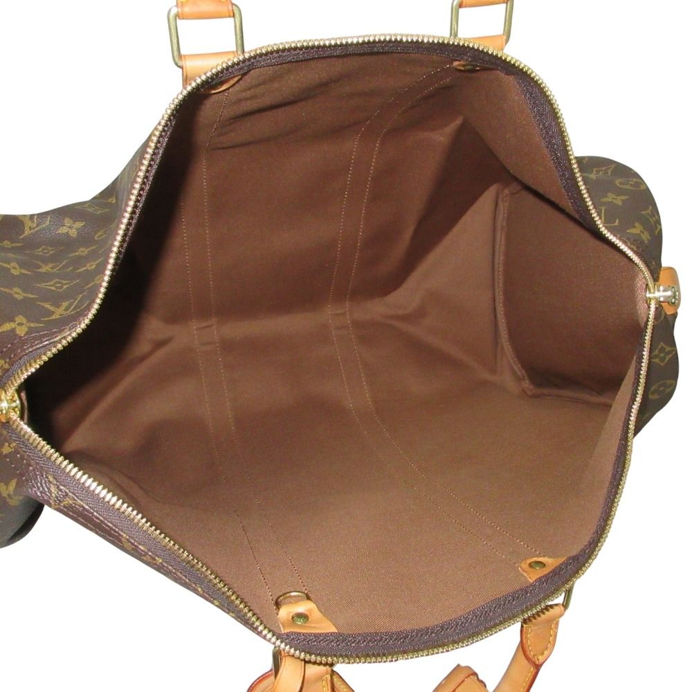 Louis Vuitton Keepall 50 Monogram Boston Bag Brown — view 7