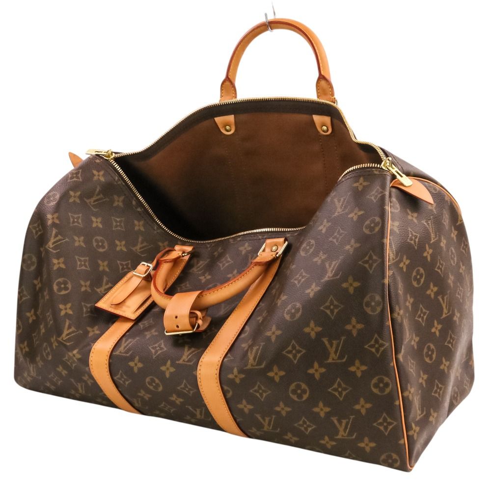 Louis Vuitton Keepall 50 Monogram Boston Bag Brown — view 6