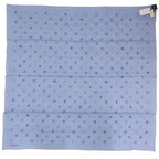 Hermes Carre 100 Multi Charm Silk Muslin Blue Scarf — view 3