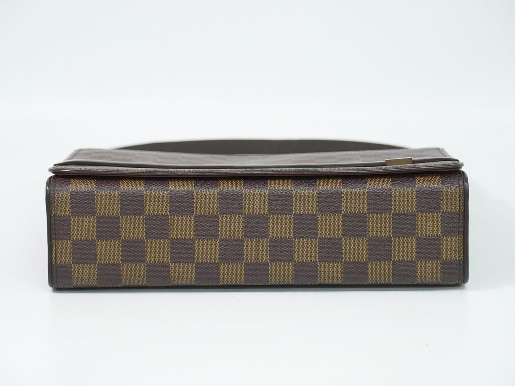 Louis Vuitton LV Tribeca Carre Damier Ebene Shoulder Bag Brown — view 3