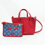 Louis Vuitton Neverfull Inside Out BB LV x Takashi Murakami Handbag Blue — view 6