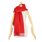Hermes Scarf Shawl Fringe Cashmere — view 4