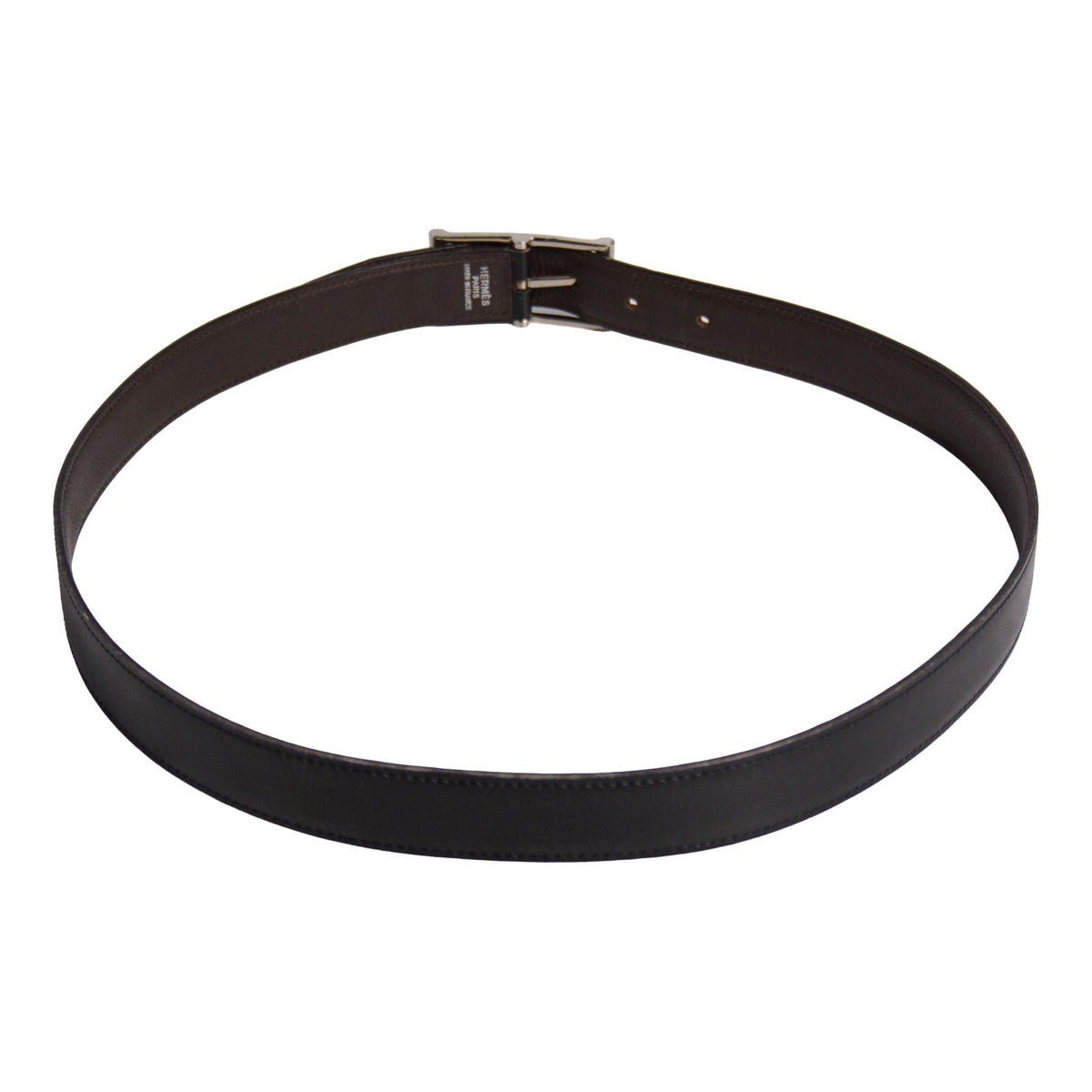 Hermes Belt Reversible Leather Buckle 85 Black — view 4