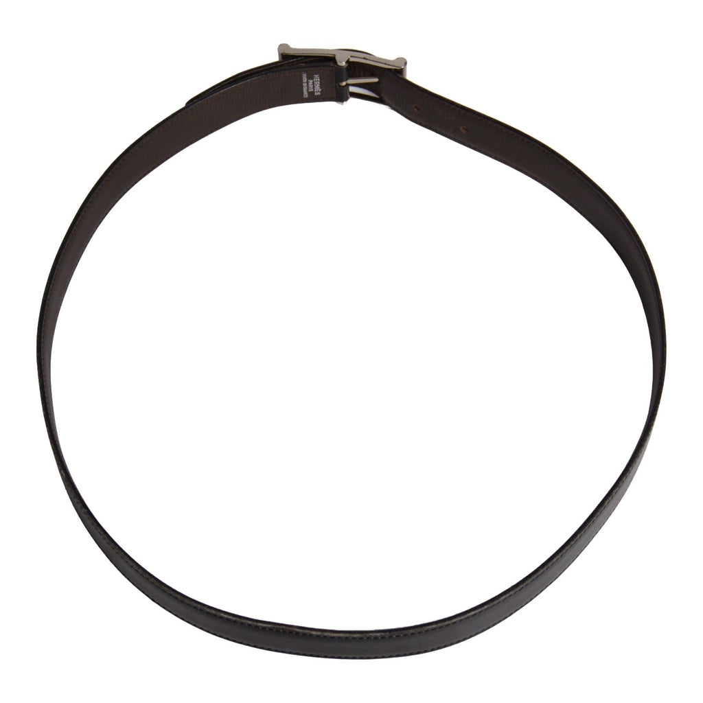 Hermes Belt Reversible Leather Buckle 85 Black — view 5